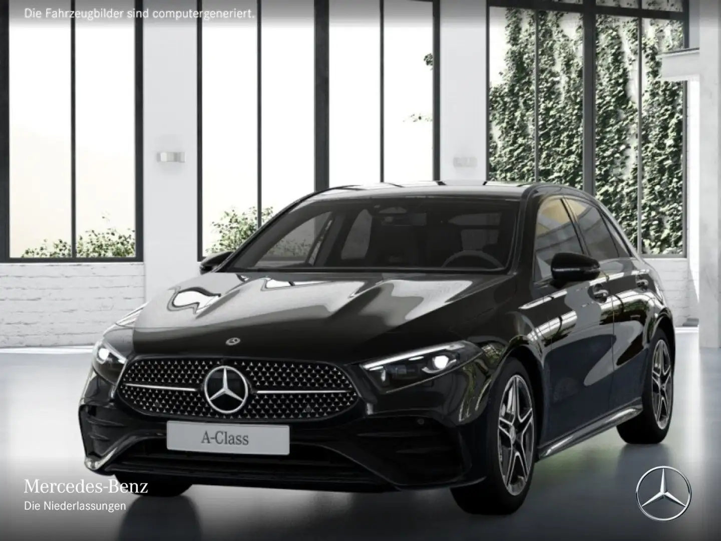 Mercedes-Benz A 200 AMG+NIGHT+MULTIBEAM+KAMERA+KEYLESS+7G Negro - 2