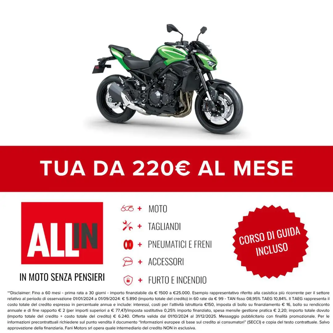 Kawasaki Z 900 A2 - 35Kw Verde - 2