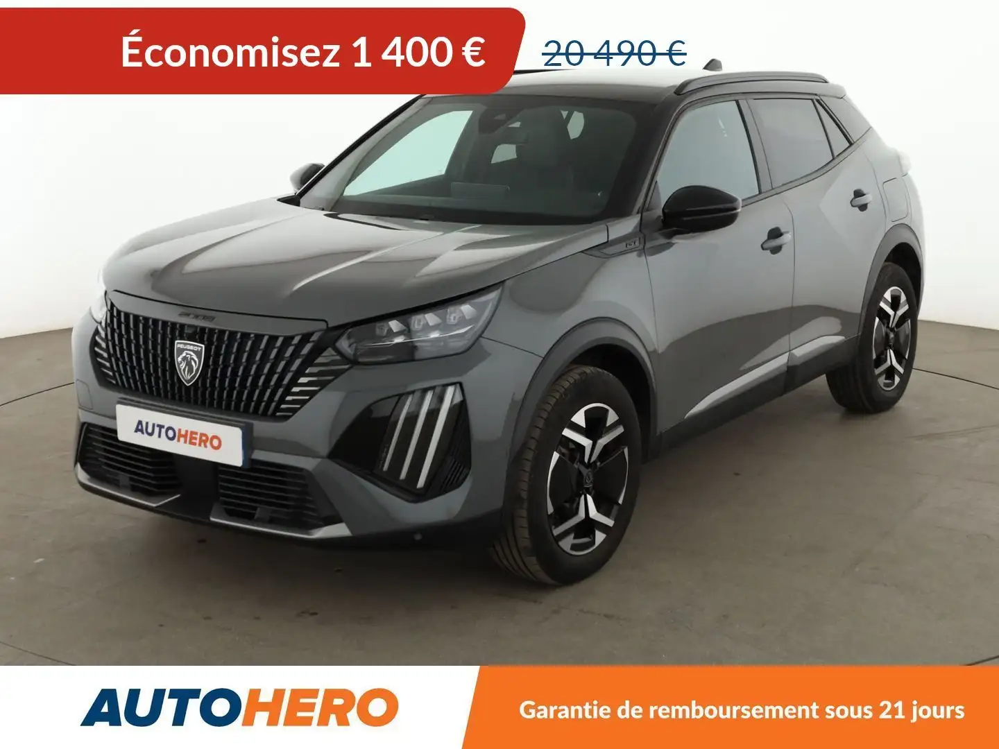 Peugeot 2008 1.2 PureTech GT EAT8 Gris - 1