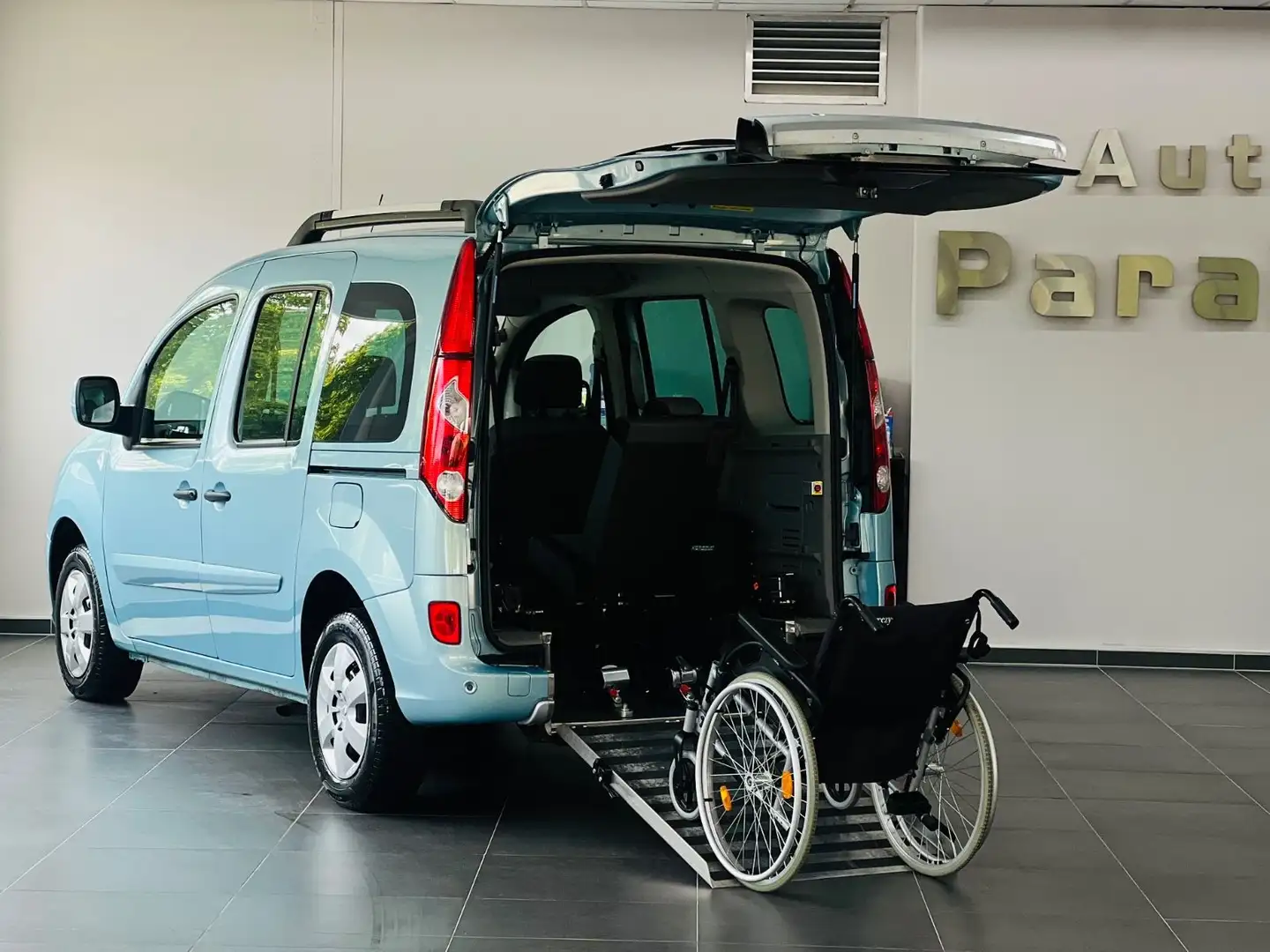 Renault Kangoo Luxe Behindertengerecht-Rampe 3+1 Bleu - 1