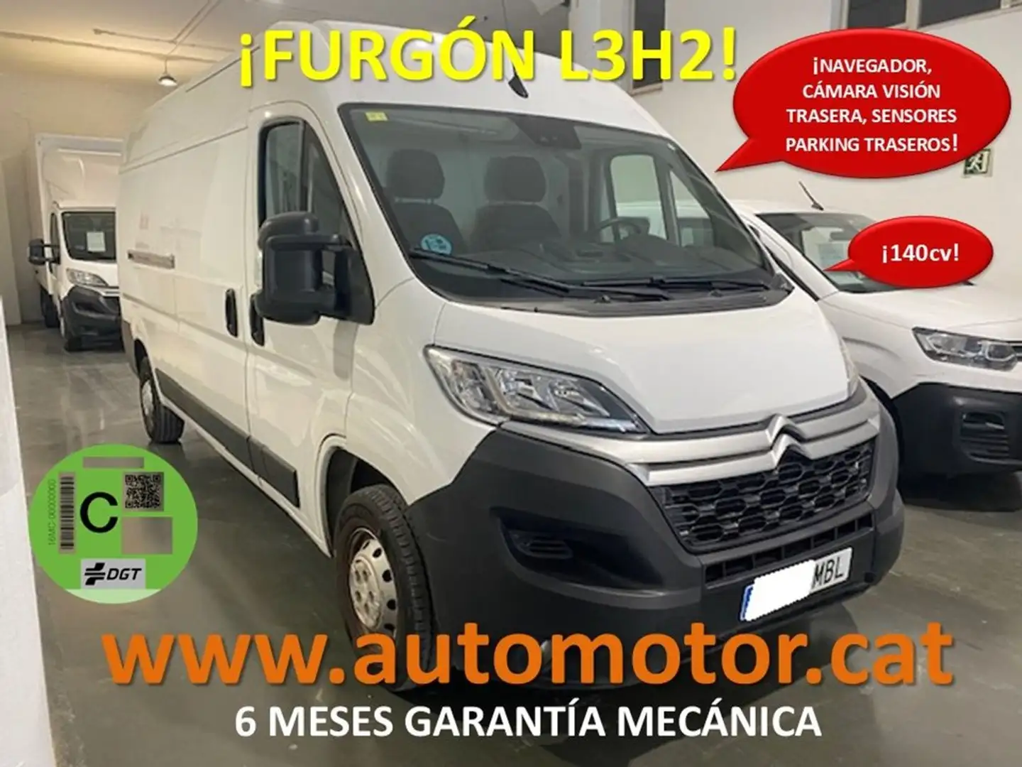 Citroen Jumper Furgon 35 L3H2 BlueHDi 103KW 140CV Weiß - 1