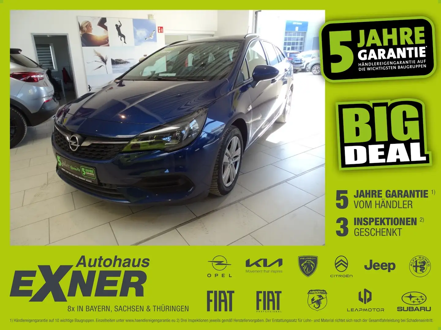 Opel Astra K Sportstourer 1.2 Turbo EDITION LED+SHZ Blauw - 1