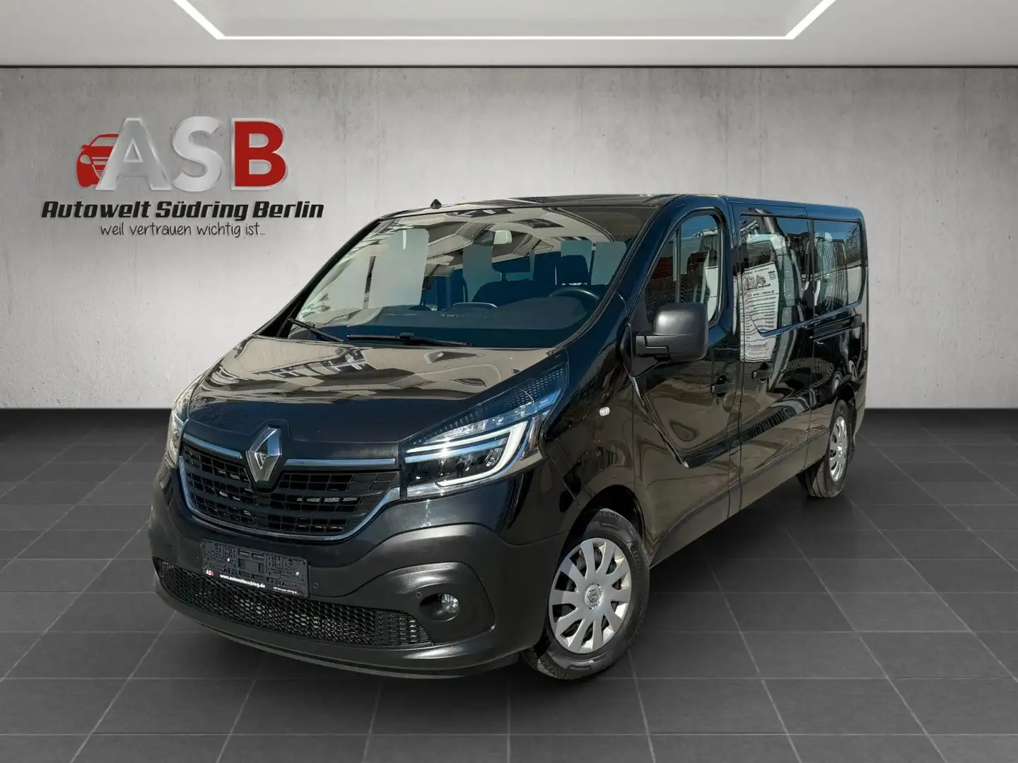Renault Trafic Lang Life Automatik*8-Sitzer*2xSchiebetür Schwarz - 1