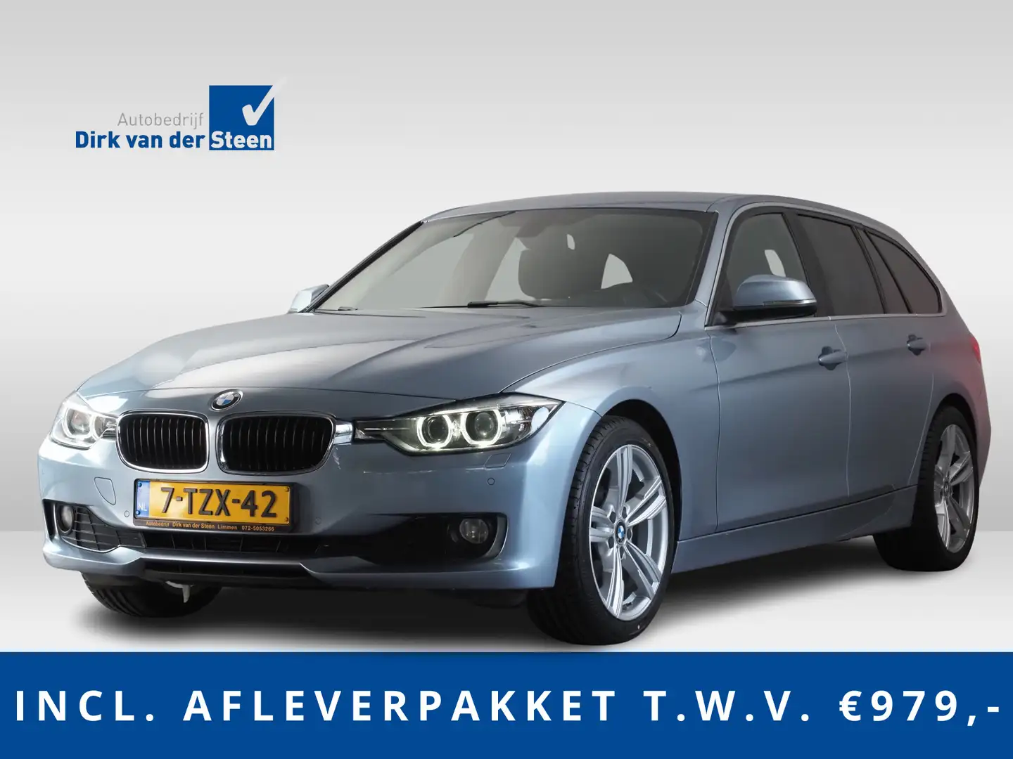 BMW 316 3-serie Touring 316i High Executive Bleu - 1