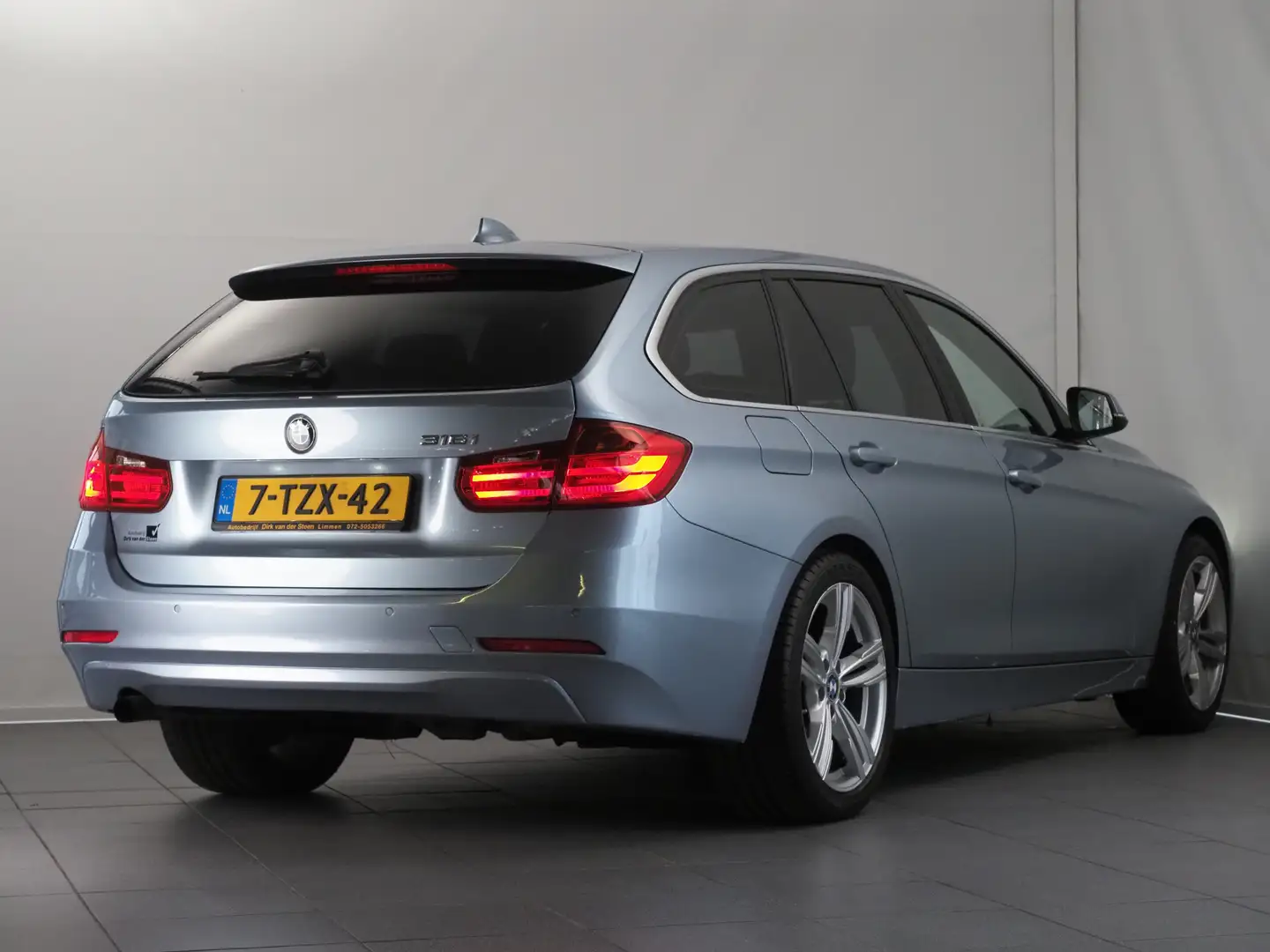 BMW 316 3-serie Touring 316i High Executive Bleu - 2