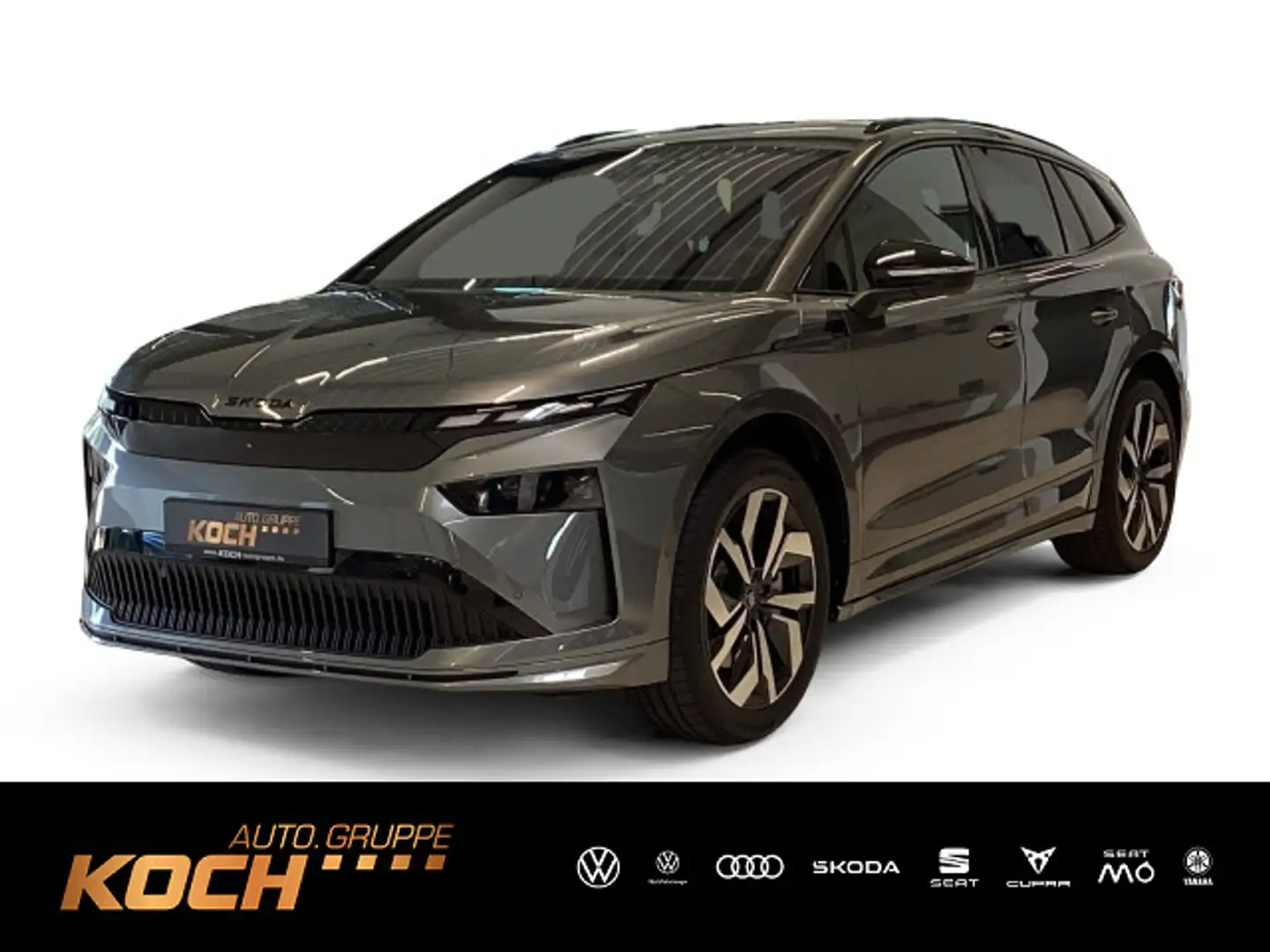 Skoda Enyaq 85 Sportline *NAVI*MATRIX-LED*360°KAM*AHK* Grau - 1