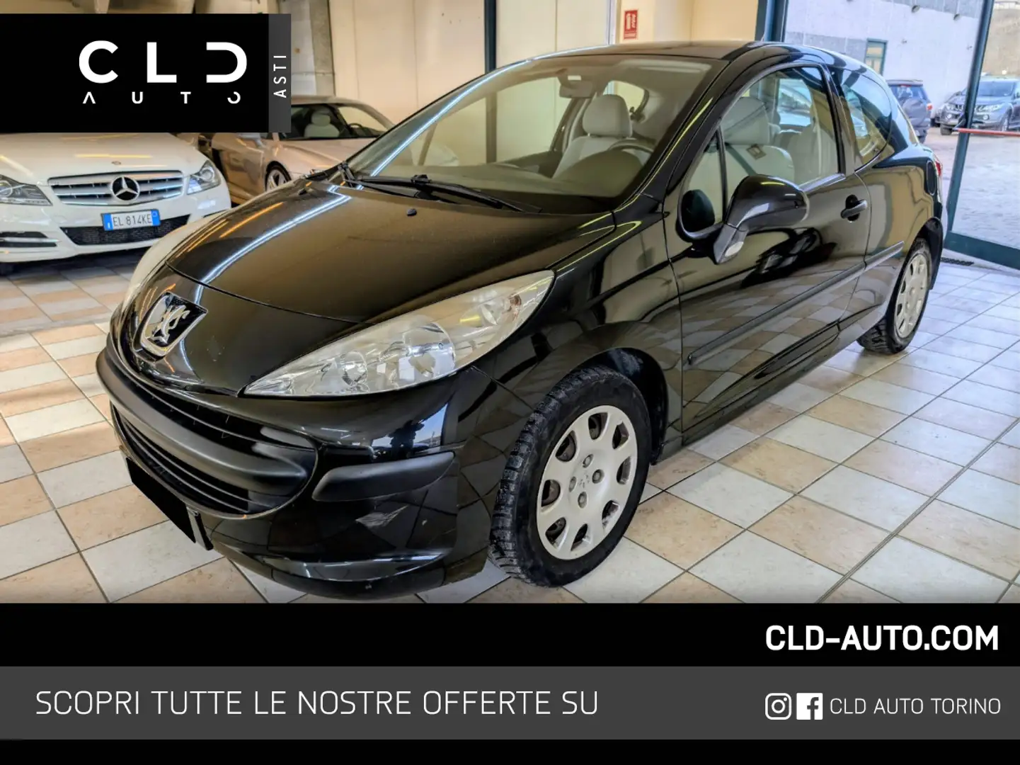 Peugeot 207 1.4 hdi  70cv One-Line 3p. Schwarz - 1