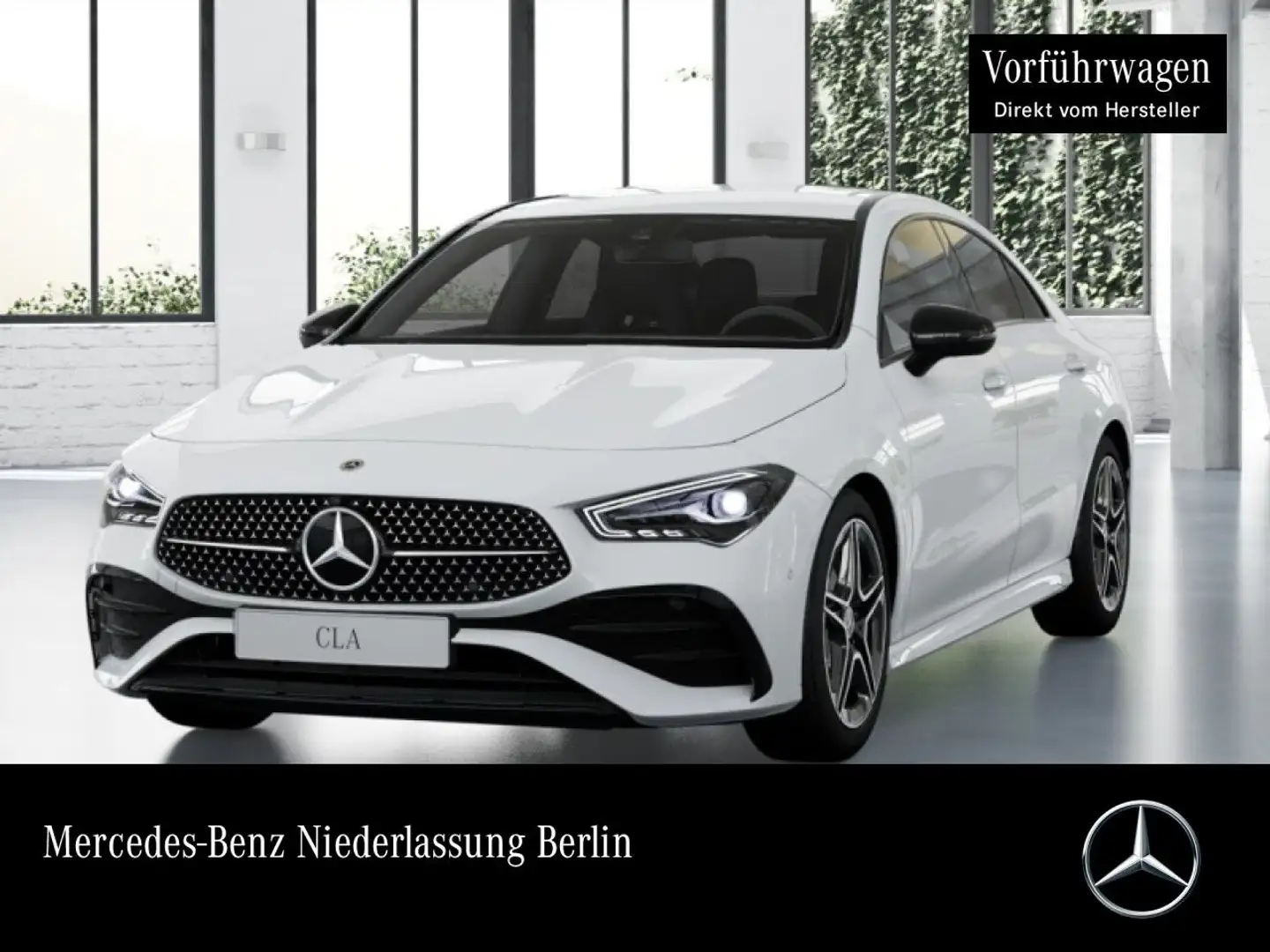 Mercedes-Benz CLA 180 AMG+NIGHT+360°+LED+TOTW+KEYLESS+7G Weiß - 1