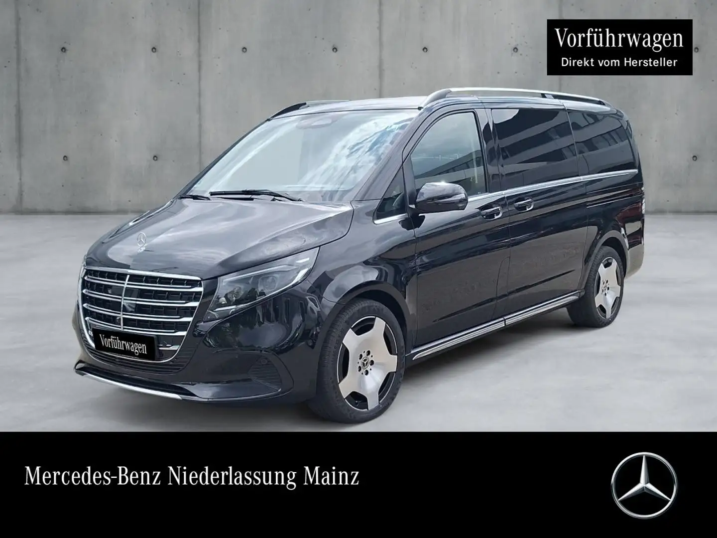 Mercedes-Benz V 300 d 4M EXCLUSIVE+Allrad+SchiebDa+9G+AHK+Navi Noir - 1