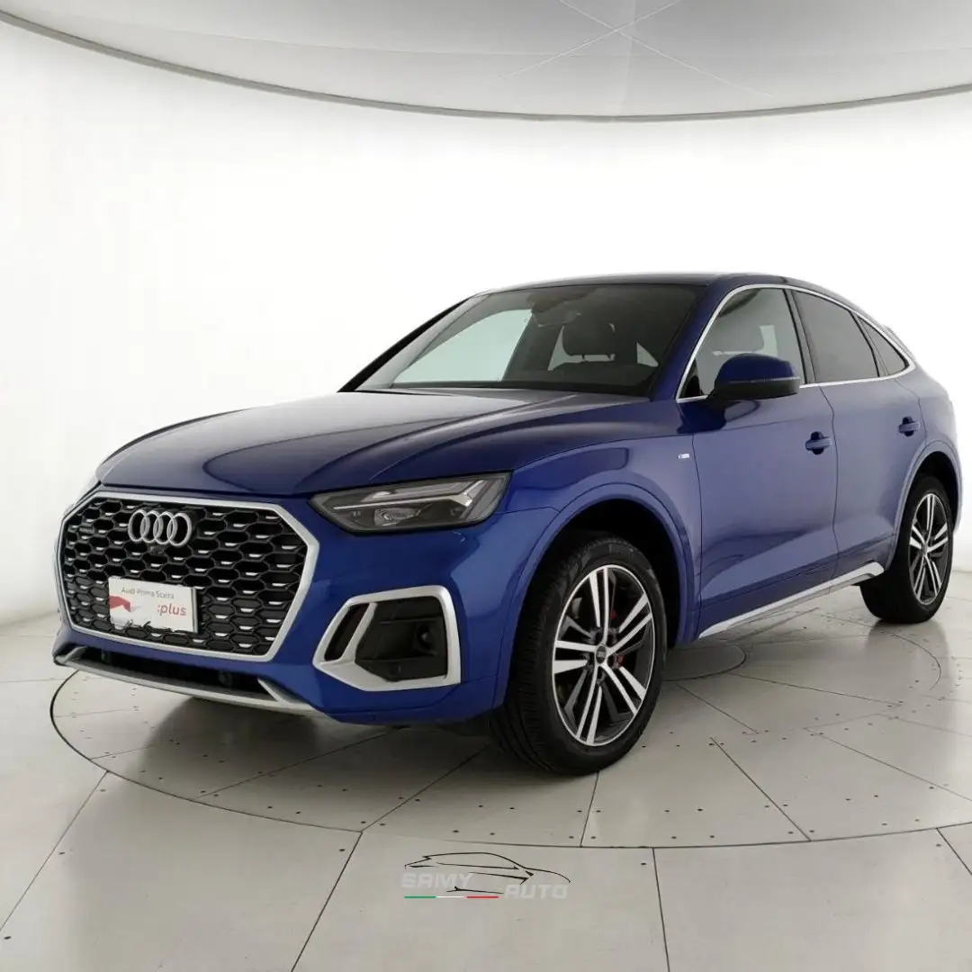Audi Q5 Sportback 40 2.0 tdi mhev 12V S line Plus quattro Blu/Azzurro - 2