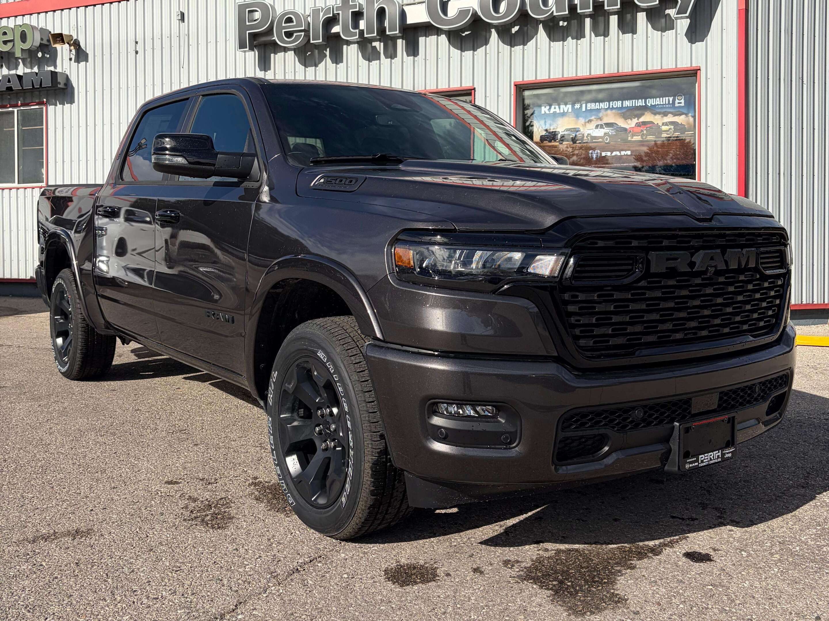 Gray 2026 RAM 1500 Pickup Truck Four-Wheel Drive 8-Speed Automatic