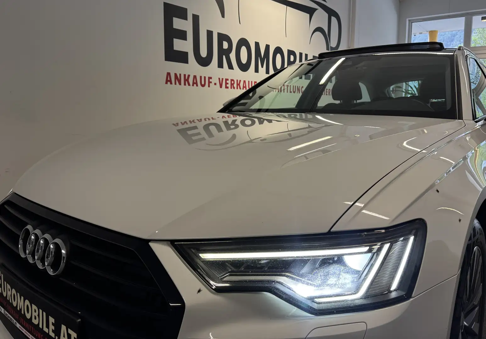 Audi A6 40 TDI Sport *PANO*AHK*RFK*B&O*MATRIX-LED*4-ZONEN Blanc - 2