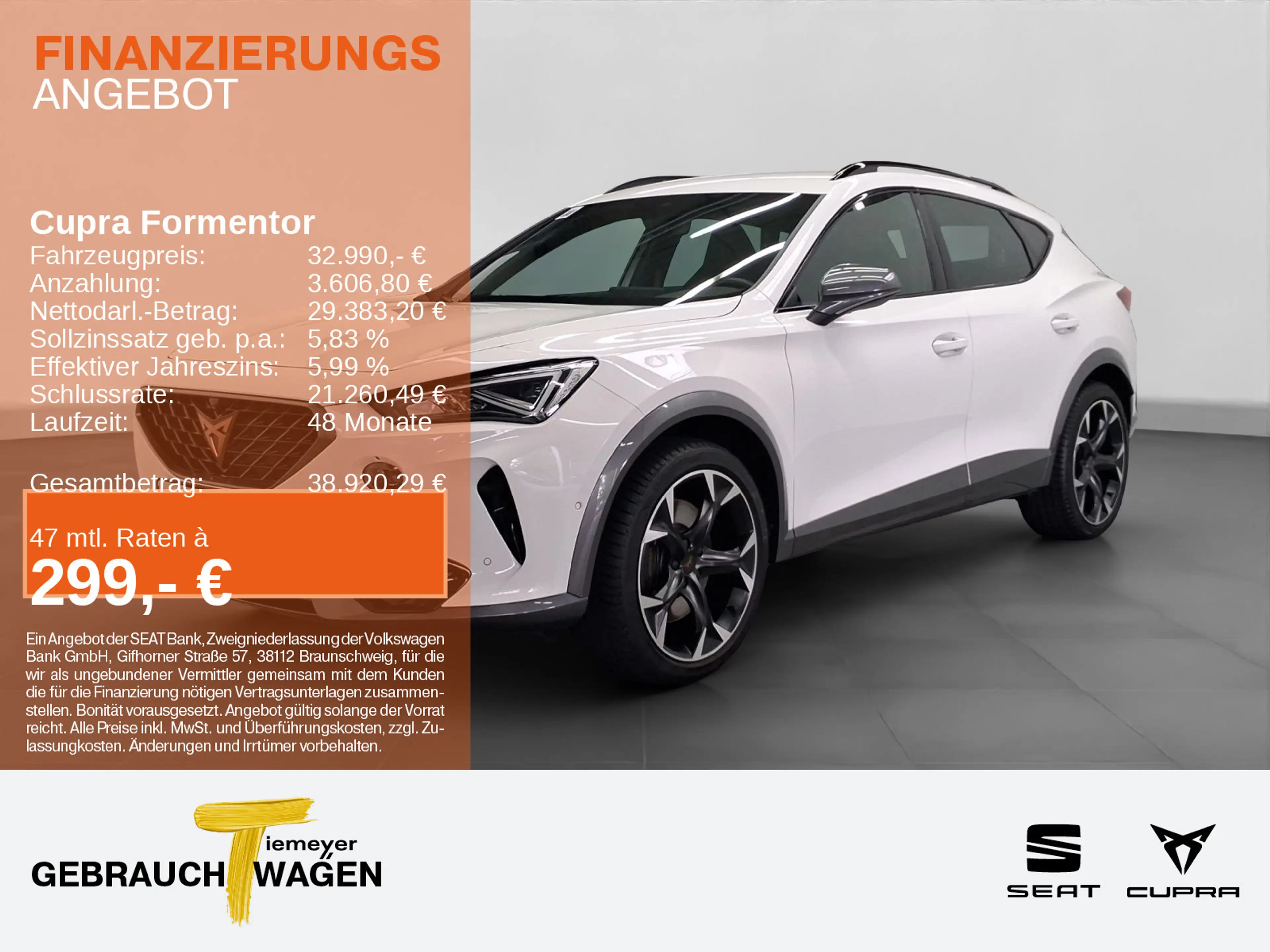 CUPRA Formentor 2.0 TSI DSG 4D VZ PDC+eKLAPPE DCC LM19