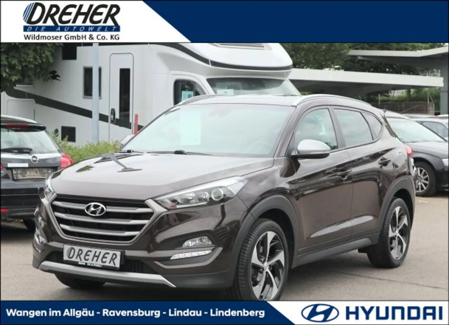 Hyundai TUCSON Tucson 1.6 Advantage 4WD Navi/Klima/Sitzhzg./BC Braun - 1