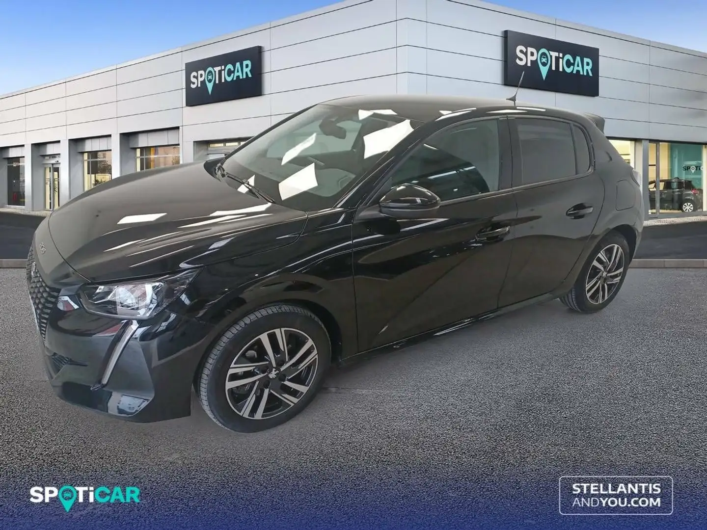 Peugeot 208 1.2 Puretech S&S Allure Pack EAT8 100 Noir - 1