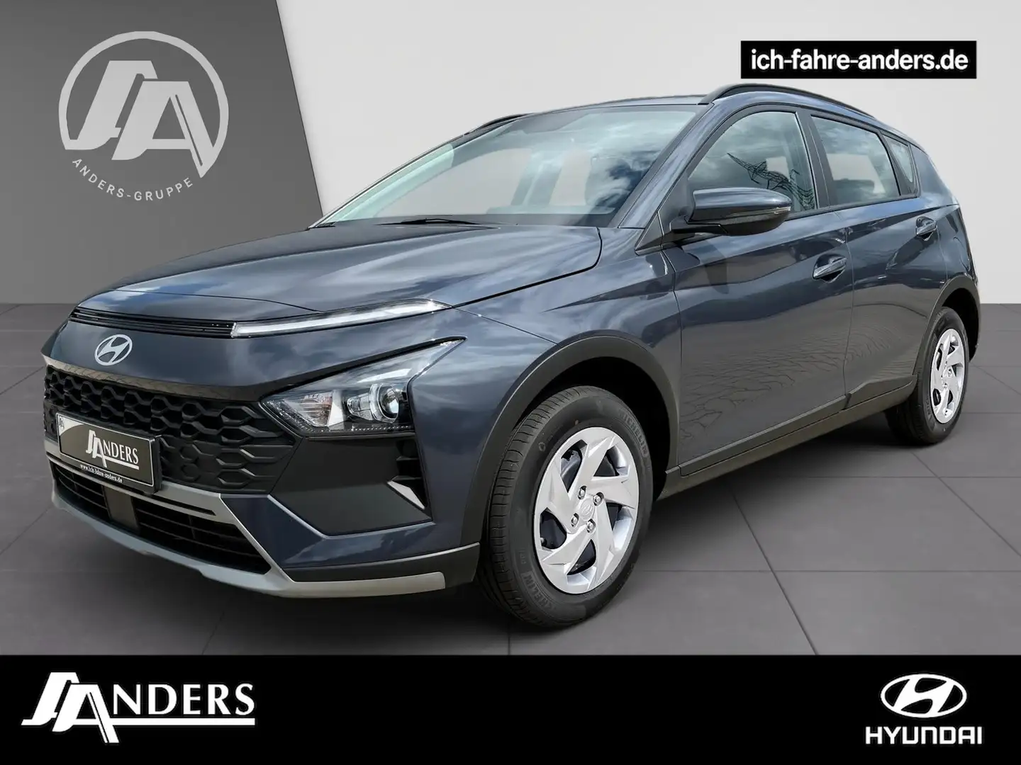 Hyundai BAYON MY25 1.0 T-GDI Select +Navi+PDC+SpurH+KAM Grijs - 1