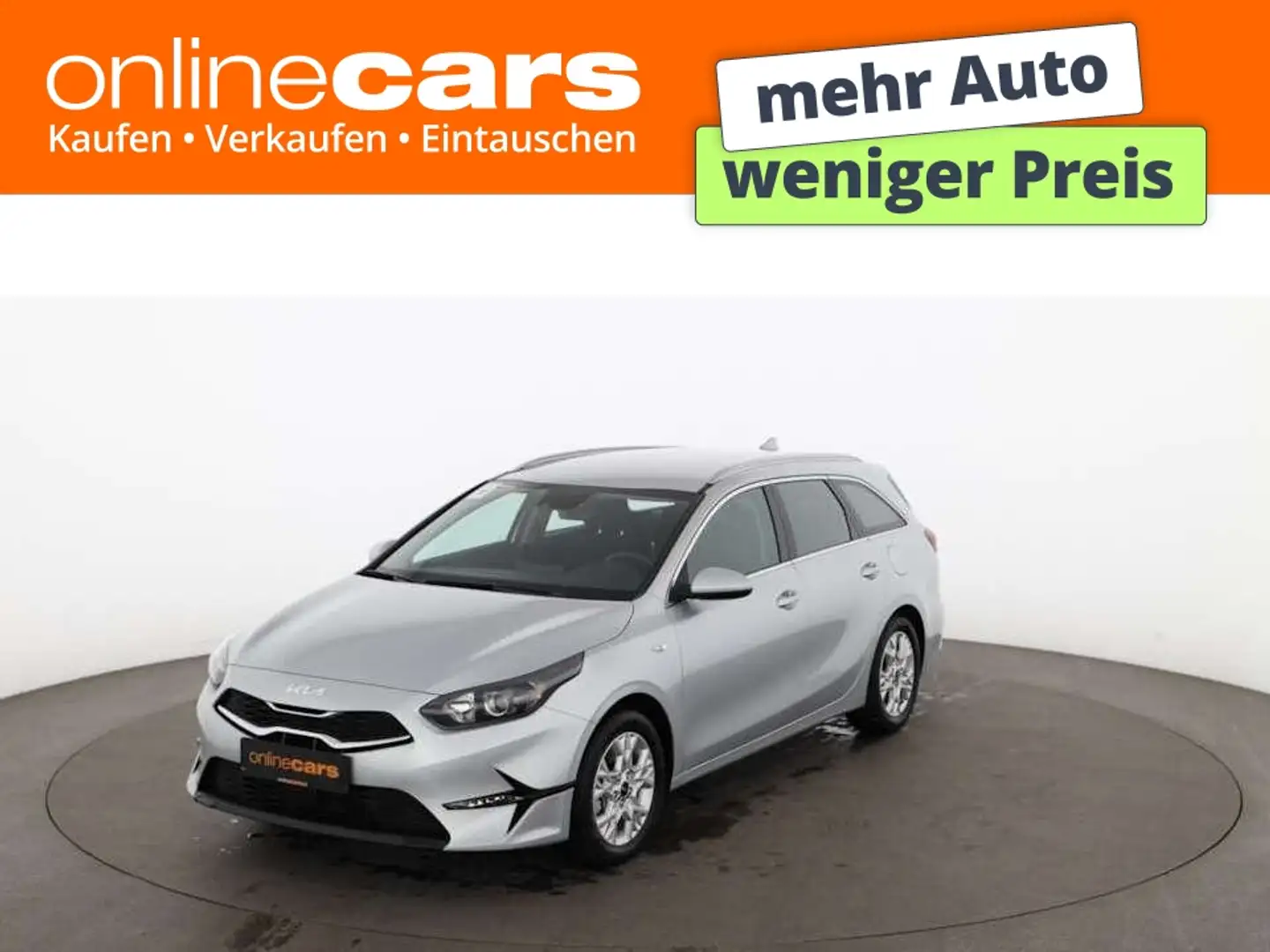 Kia Ceed SW / cee'd SW Ceed SW 1.6 CRDi silber Aut NAVI SITZHZG ASSIST Argent - 1