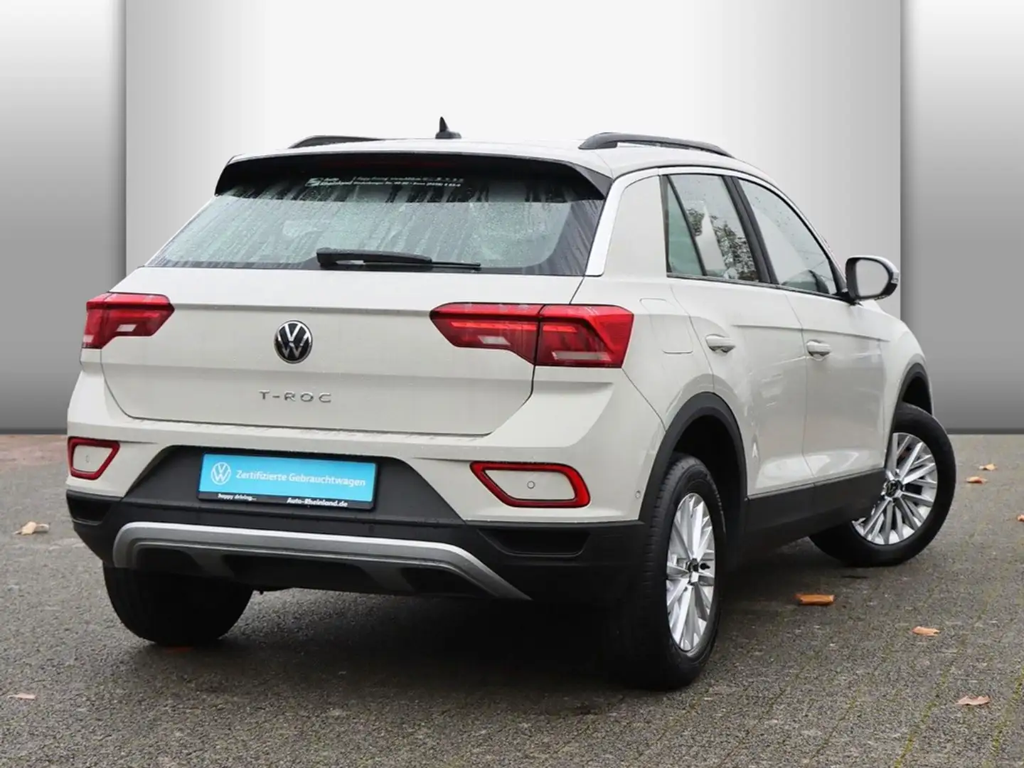 Volkswagen T-Roc Life 1.0 TSI OPF APP/ACC/LED/PARKLENK/SITZHZ. Gris - 2