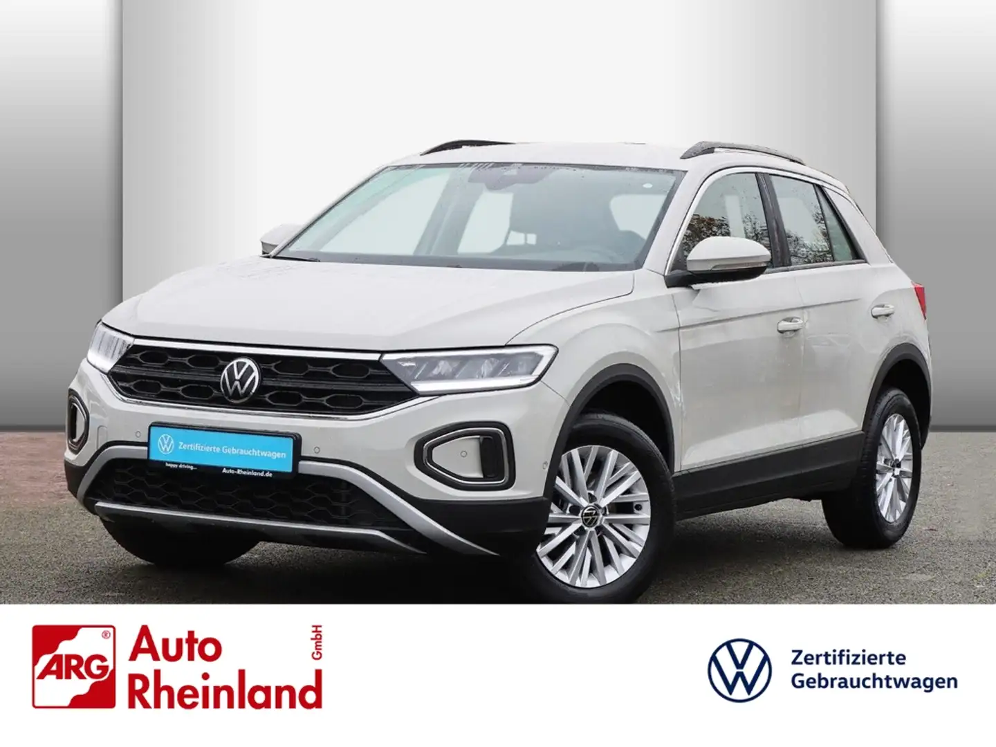 Volkswagen T-Roc Life 1.0 TSI OPF APP/ACC/LED/PARKLENK/SITZHZ. Gris - 1