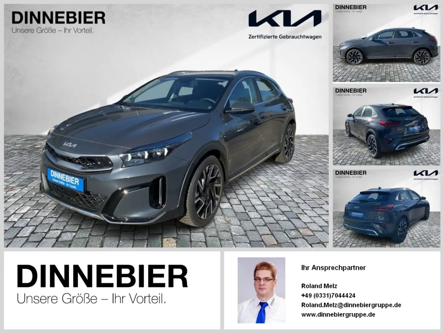 Kia XCeed 1.5T Spirit LED+Kamera+Navigation+SHZ Gris - 1