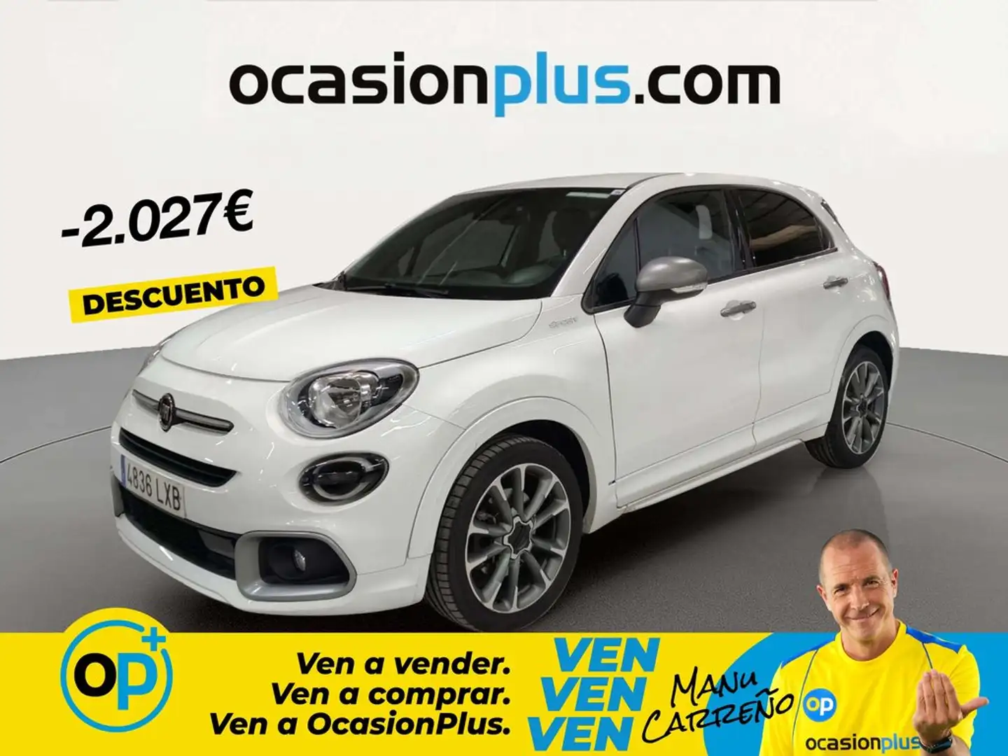 Fiat 500X 1.3 Firefly S&S Sport DCT 4x2 Blanco - 1