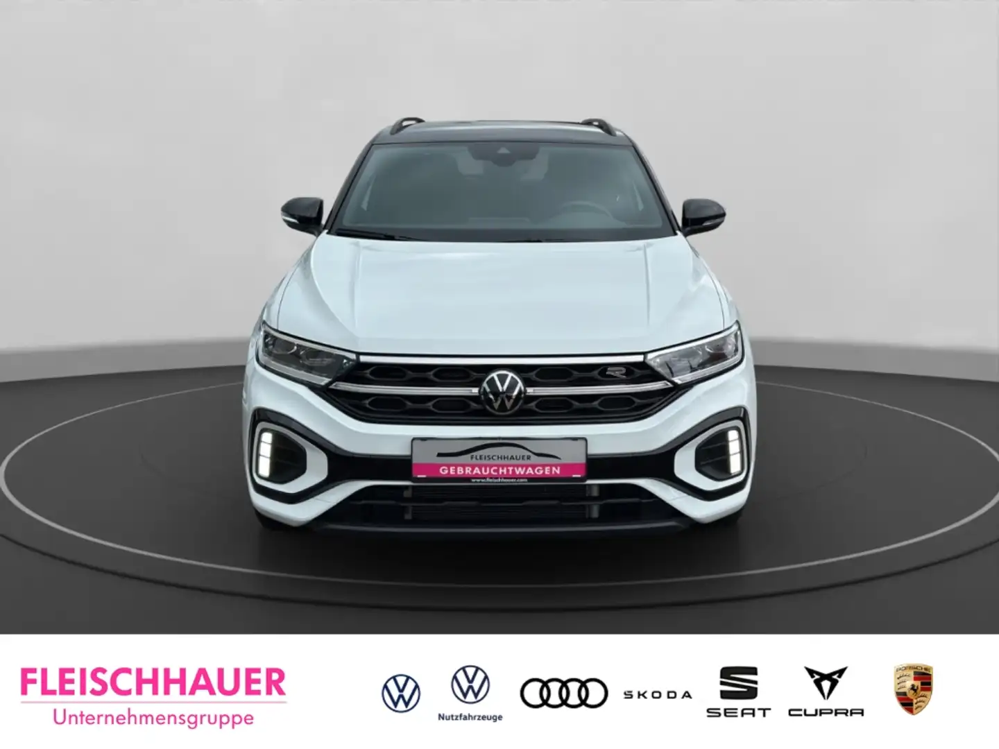 Volkswagen T-Roc R-Line 1,5 TSI DSG AHK+NAVI+DC+MATRIX+19'' Blanc - 2