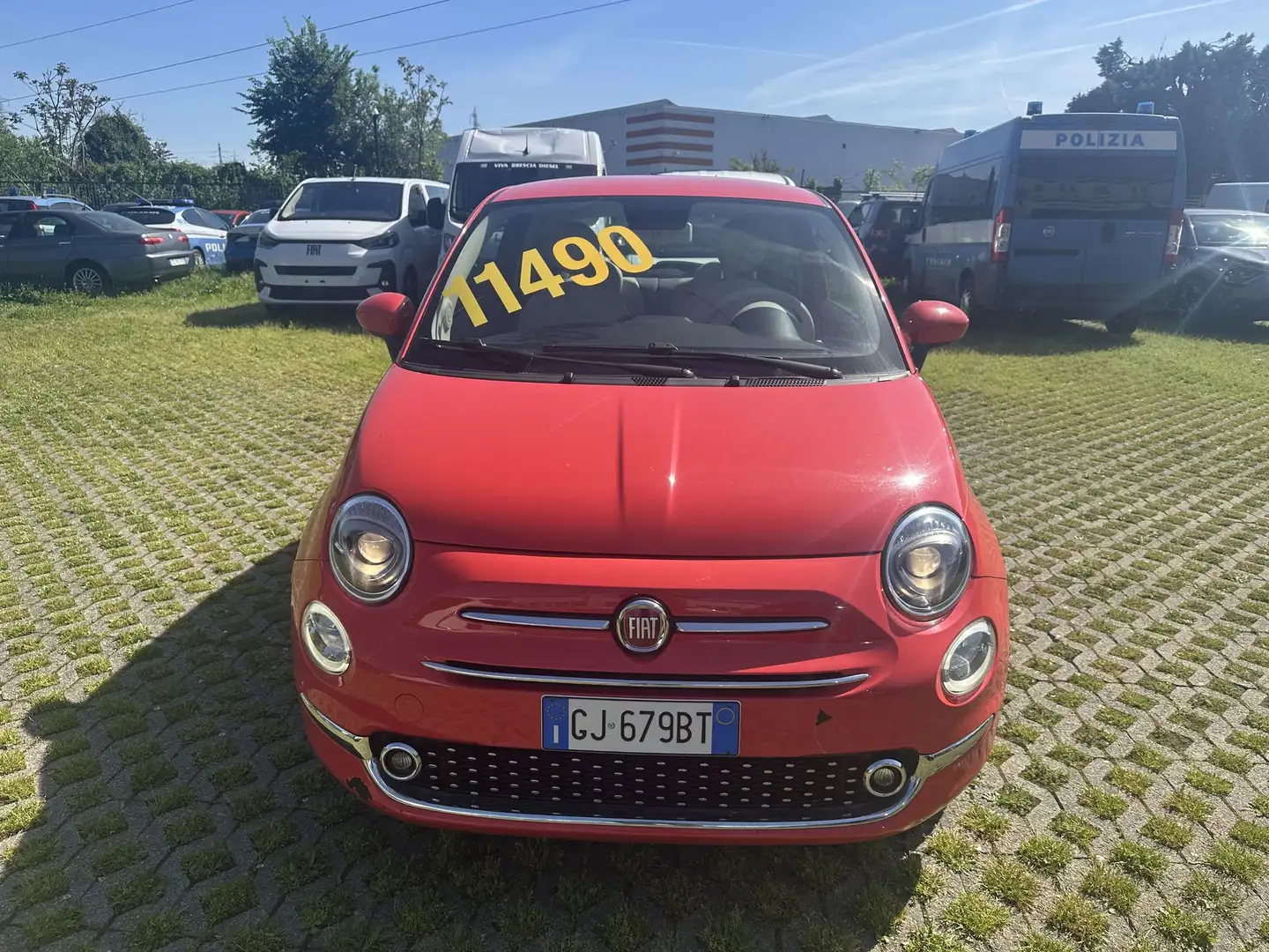 Fiat 500 1.2 Lounge PREZZO SENZA OBBLIGO FINANZIAMENTO Arancione - 2