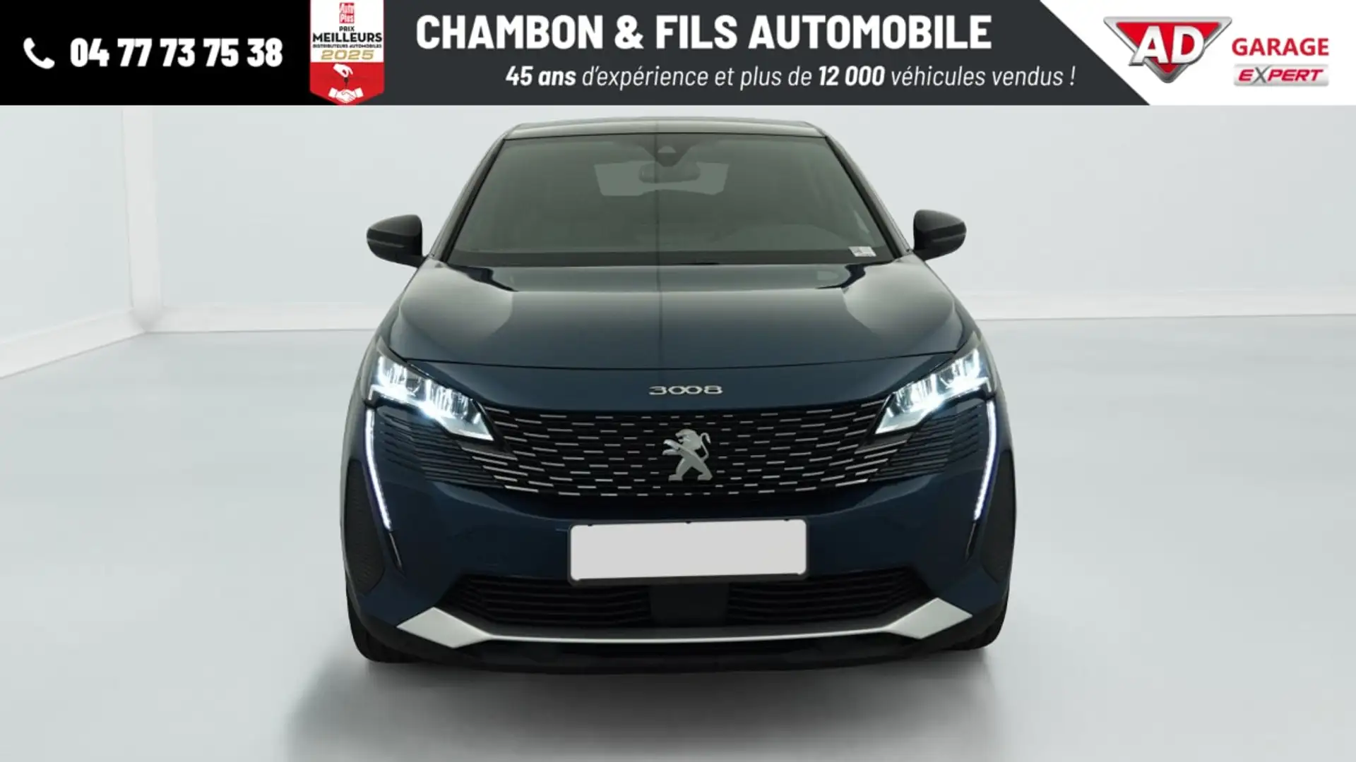 Peugeot 3008 Hybrid 136 e-DCS6 Allure Pack Bleu - 2
