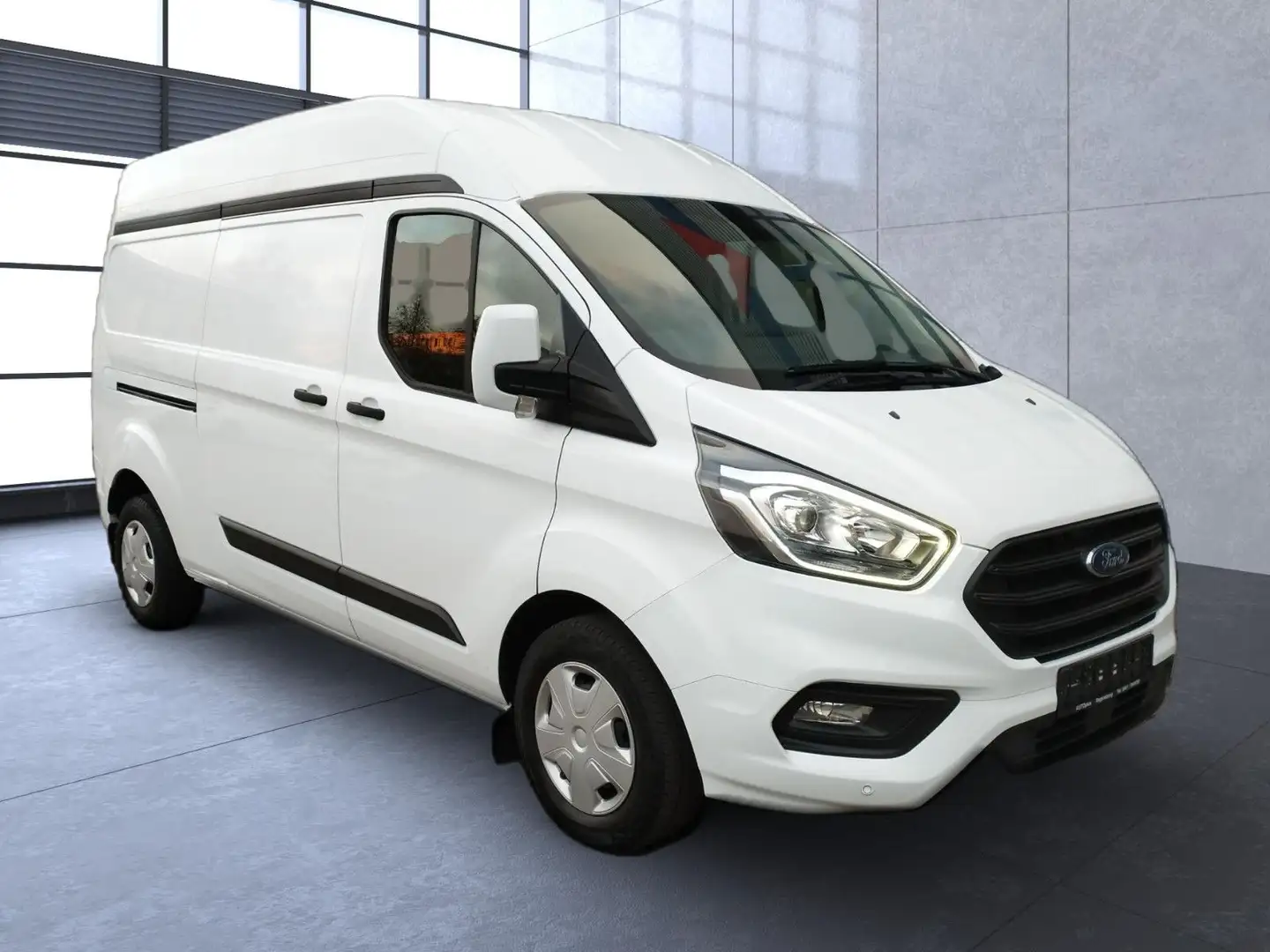 Ford Transit Custom Kasten 300 L2 H2 Trend*AHK*Klima* Blanc - 1