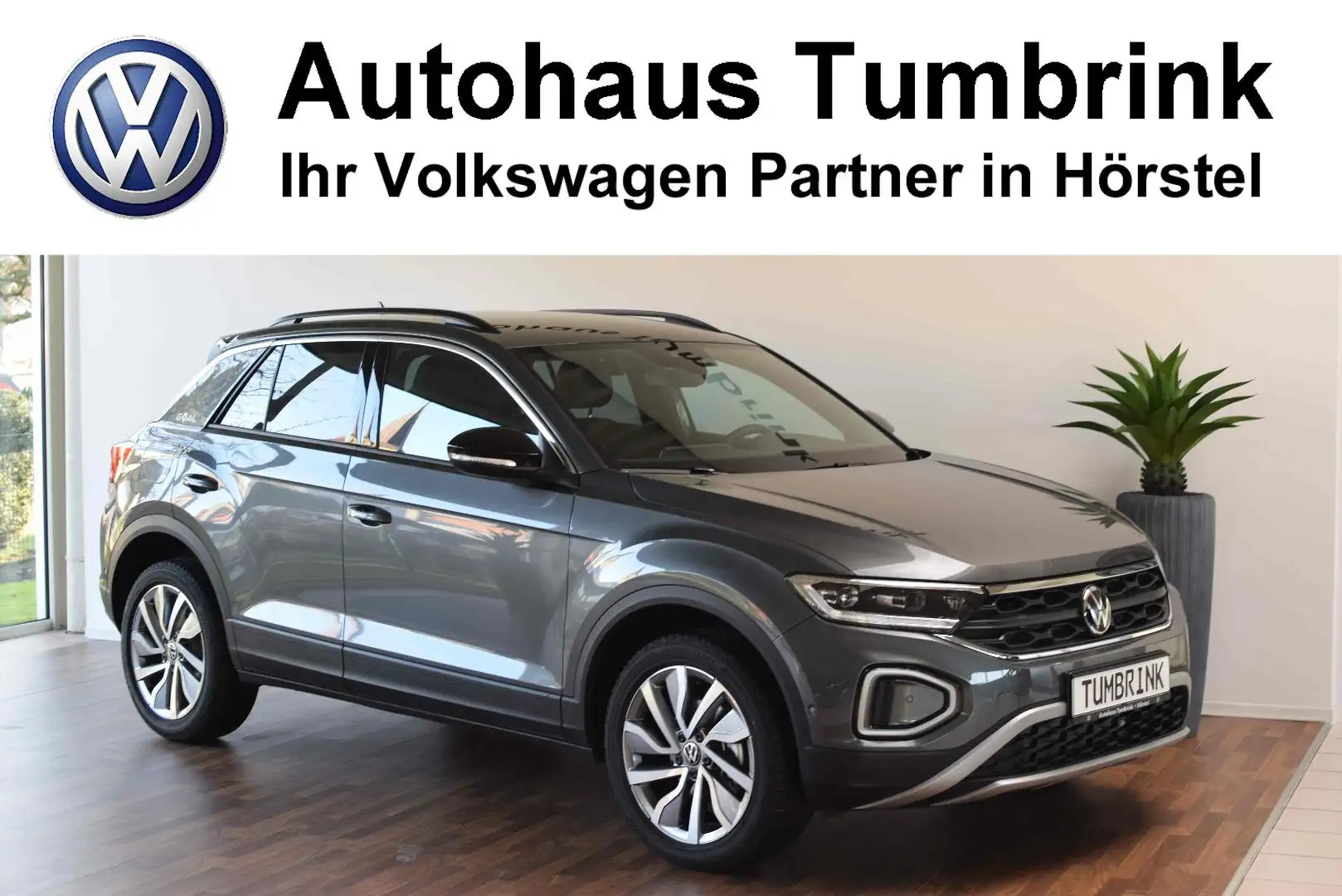 Volkswagen T-Roc Goal TSI DSG Navi AHK Kamera Gris - 1