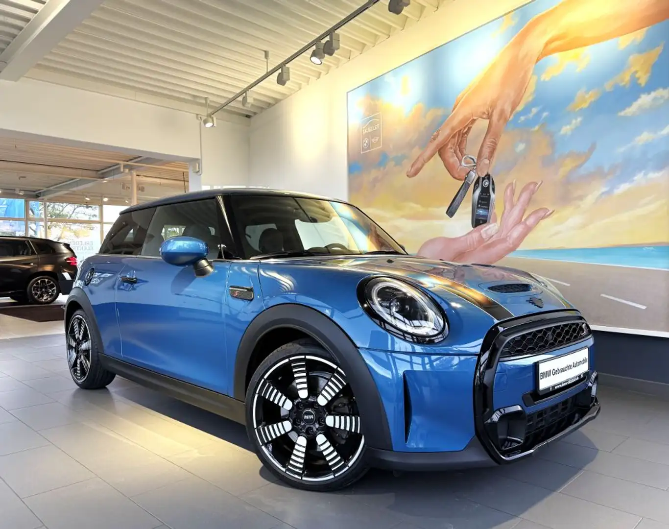 MINI Cooper S Aut. Classic Trim LED+NAVI+TEMP+PDC+18* Blau - 2