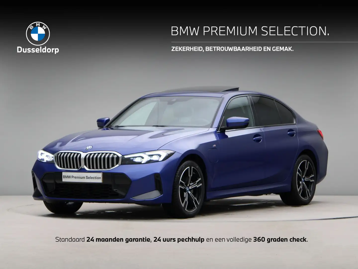 BMW 330 3 Serie 330e Sedan M-Sport Aut Hybrid Blauw - 1