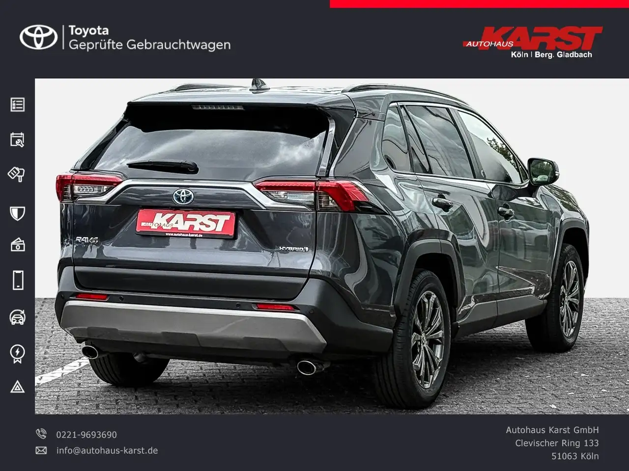 Toyota RAV4 2.5 l Hybrid Team D Teilleder, NAV, миниатюра 2