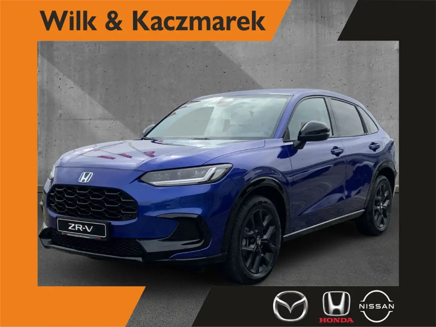 Honda ZR-V e HEV Sport Navi LED ACC Apple CarPlay El. Heckkla Blau - 1