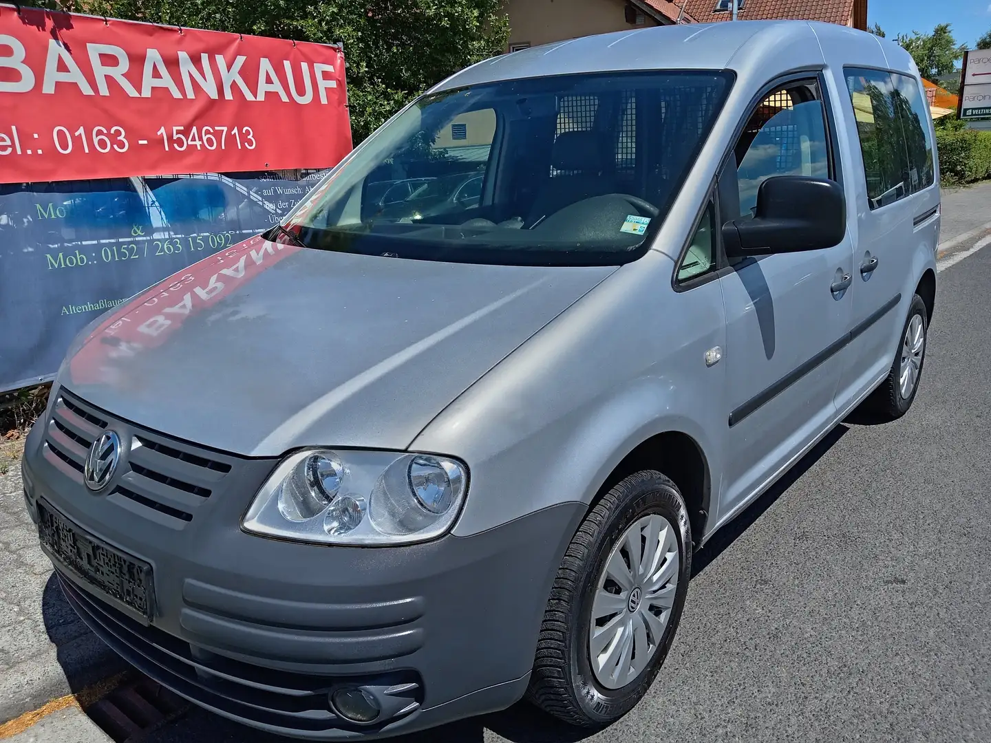 Volkswagen Caddy Kasten 1.6,Klima**TÜV 11/2026 Silber - 1