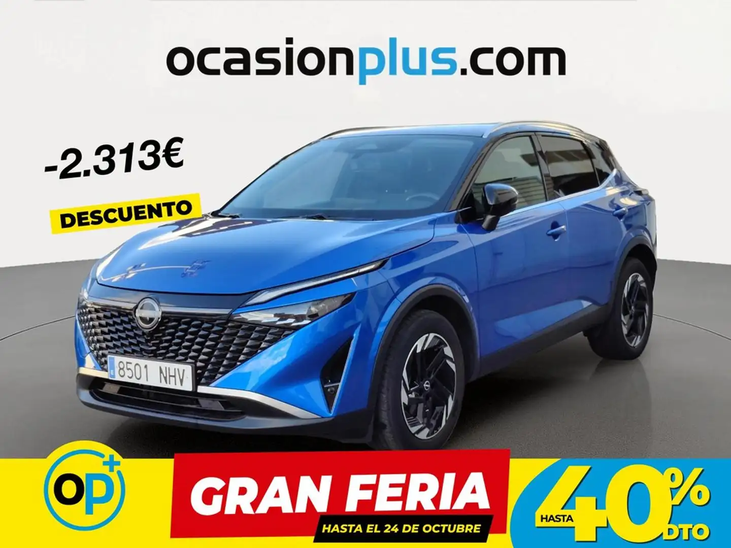 Nissan Qashqai 1.3 DIG-T mHEV 12V N-Connecta 4x2 Aut. 117kW Azul - 1