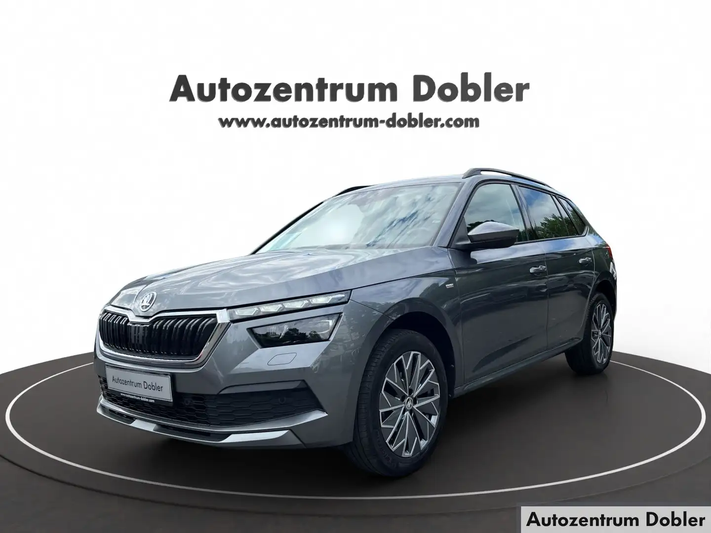 Skoda Kamiq 1.0 TSI DSG Tour AHK LED PDC EURO6 Bluetooth Grigio - 2