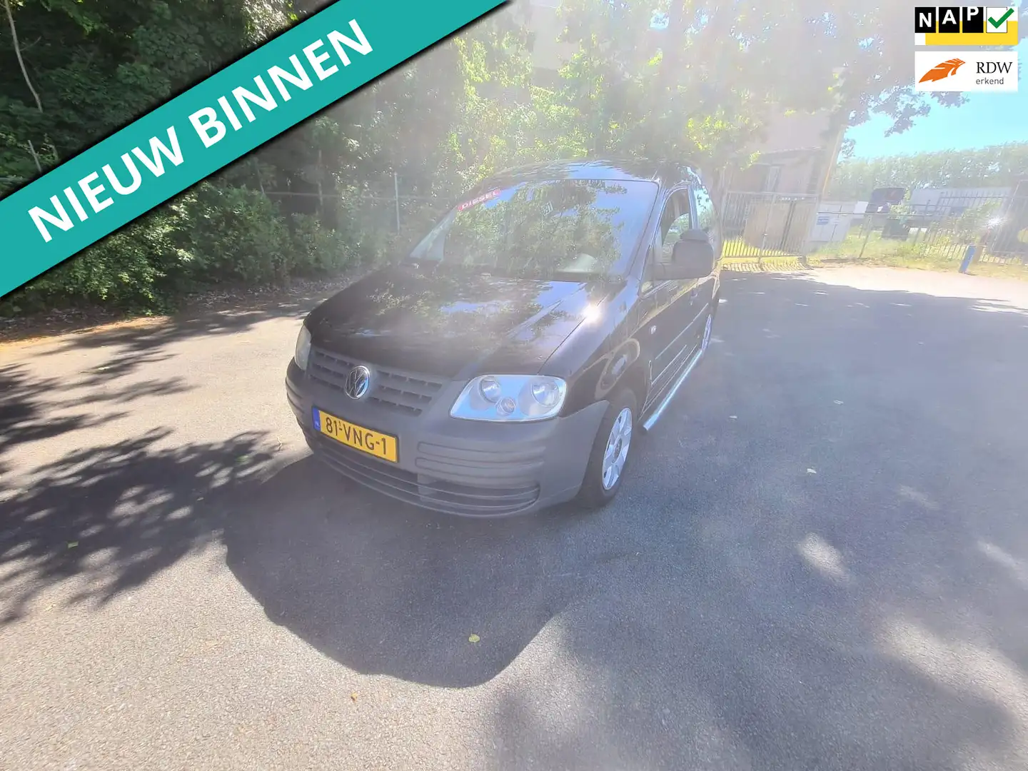 Volkswagen Caddy 1.9 TDI 500 kg. LEUKE AUTO RIJDT EN SCHAKELT GOED Zwart - 1
