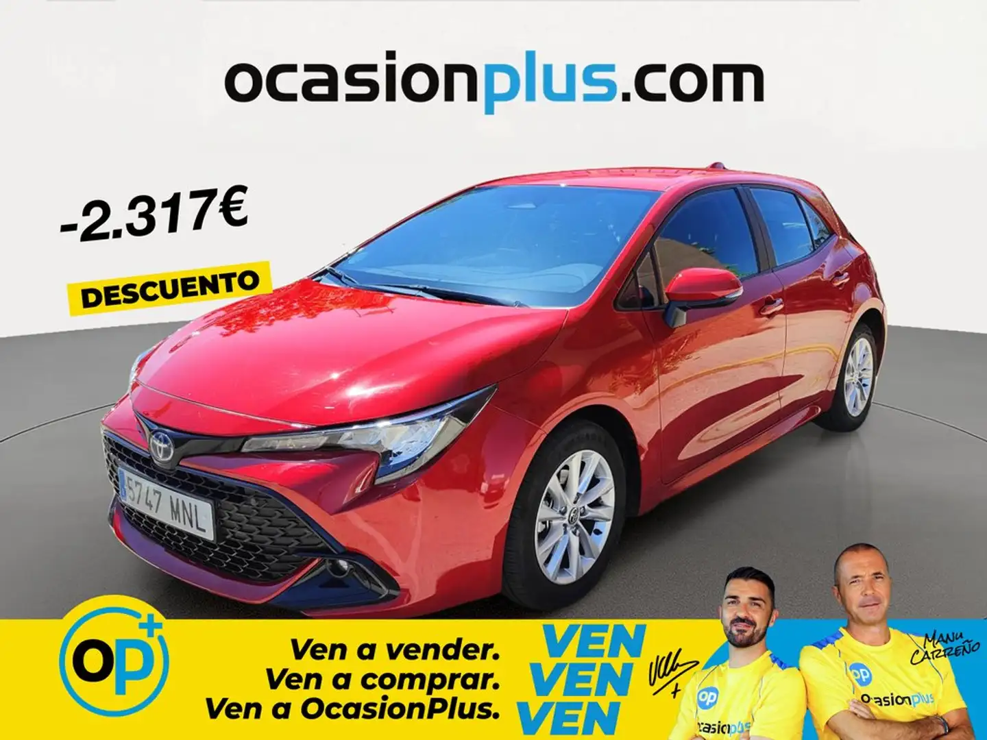 Toyota Corolla 140H Active Plus Rojo - 1