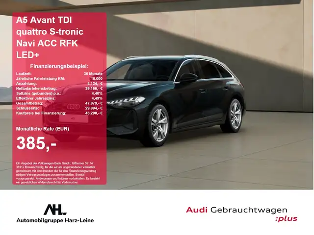 Audi A5 Avant TDI quattro S tronic Navi ACC RFK LED+