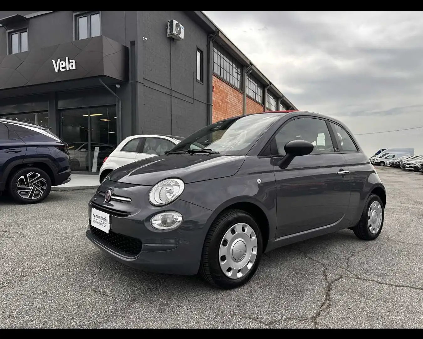 Fiat 500C 1.0 hybrid cabrio Gris - 1