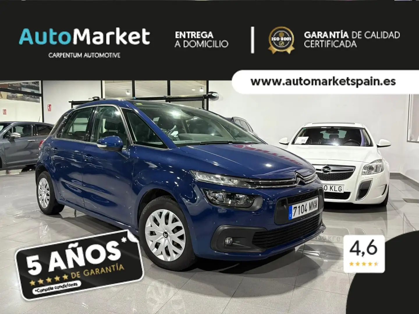 Citroen C4 Picasso 1.2 PureTech S&S EAT6 Live 130 Azul - 1
