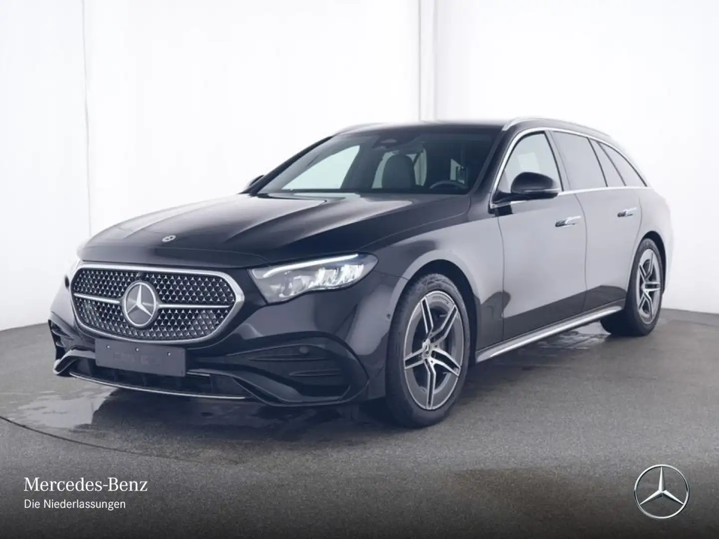 Mercedes-Benz E 220 d T 4M AMG Burmester Distr. LED Kamera PTS Negro - 2