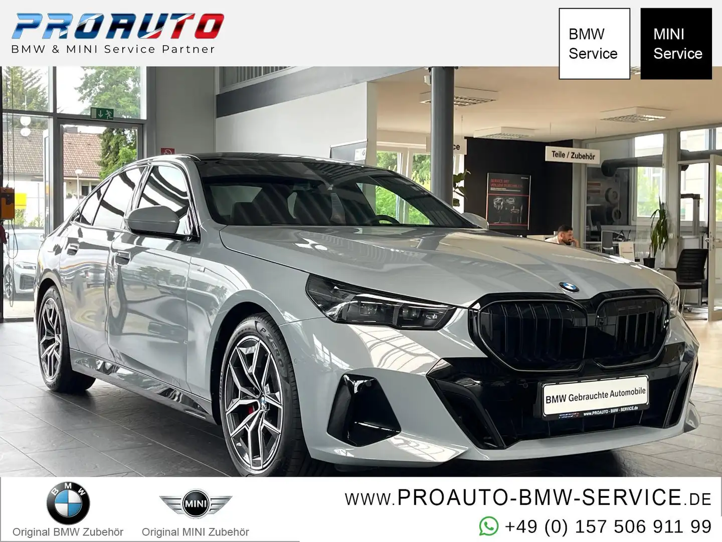 BMW 520 d M Sport Pro K.Zg/HUD/Pano/A-LED/360°Kam/H-K Gris - 1