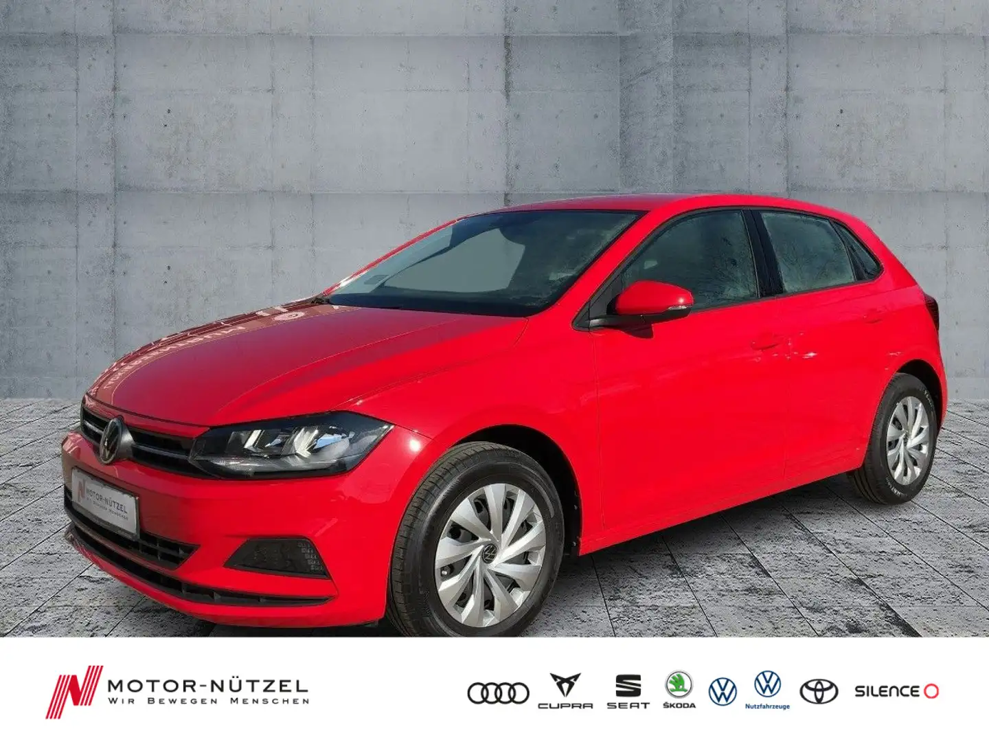 Volkswagen Polo 1.0 TSI COMORTLINE KLIMA+NAVI+SHZ+DAB+ZV_FB Rot - 1