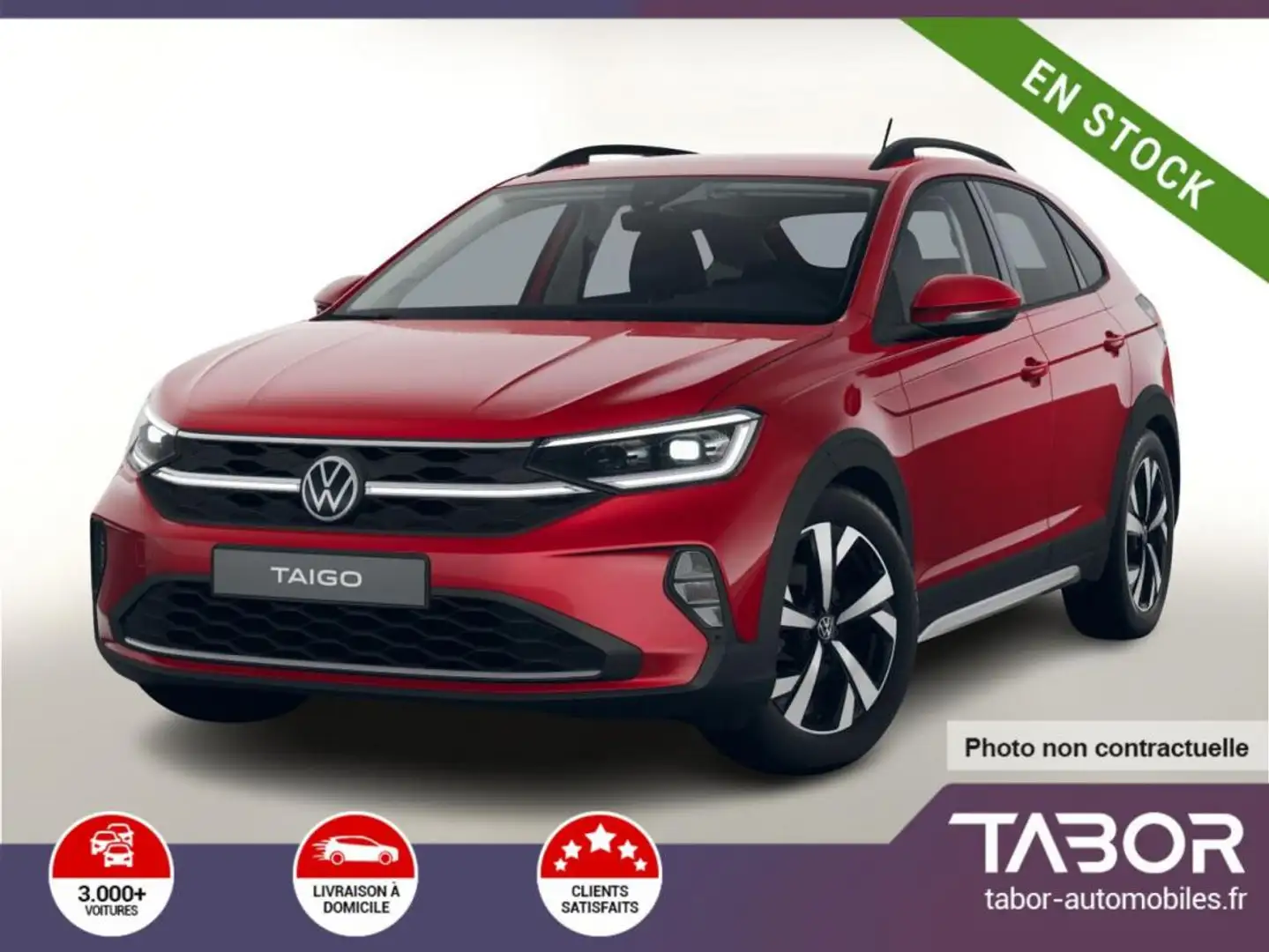 Volkswagen Taigo 1.5 TSI 150 DSG Matrix R2D Rouge - 1