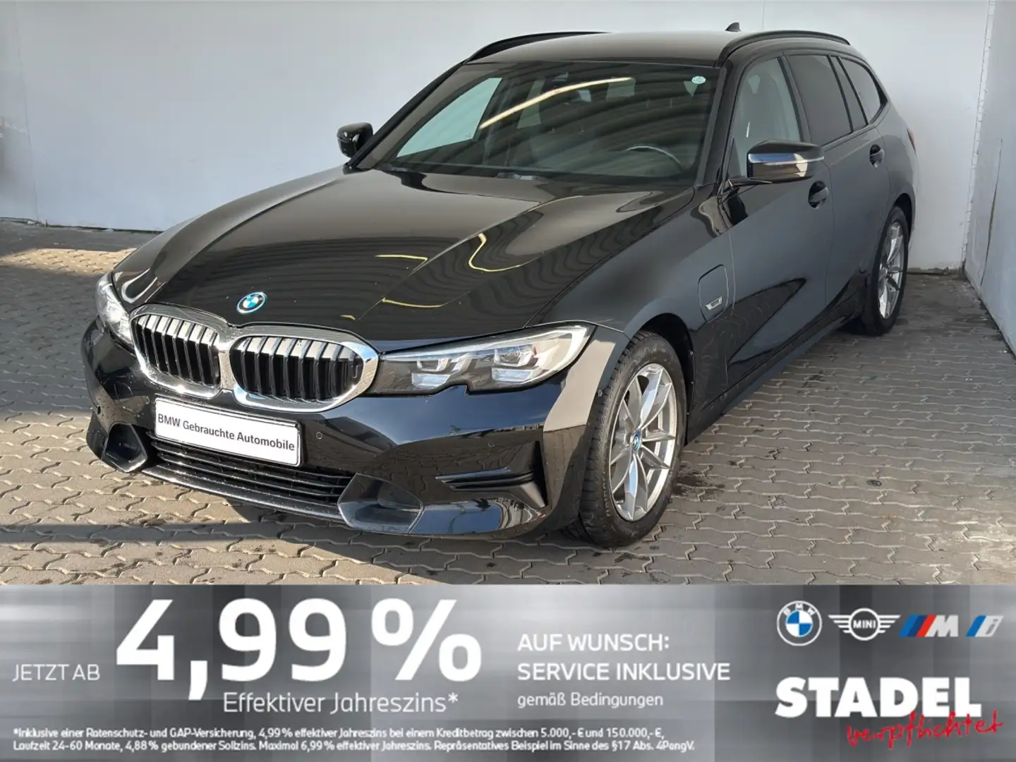 BMW 320 e Tour. Sport Line Navi.LED.Sport-LR.KomfZg Schwarz - 2