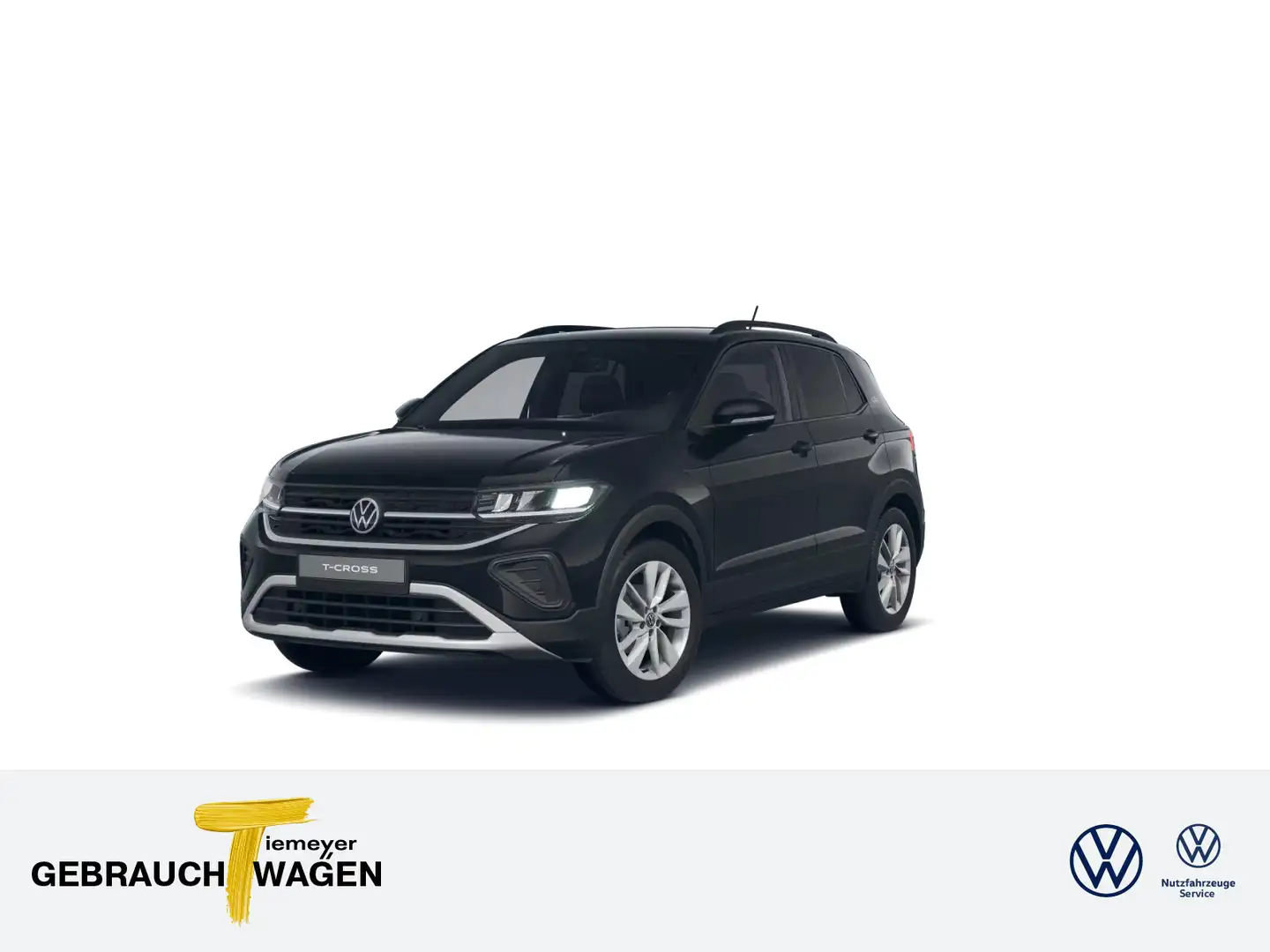 Volkswagen T-Cross 1.0 TSI DSG GOAL LM17 NAVI SITZH. AHK Schwarz - 1