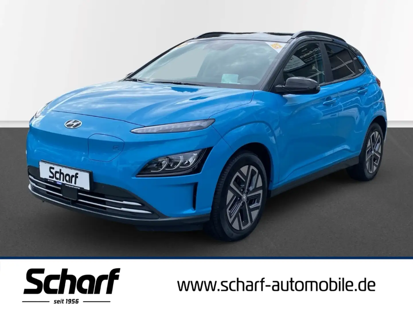 Hyundai KONA Trend Elektro 39 kWh 2WD OBC Navi LED AC/A DAB SHZ Blau - 1