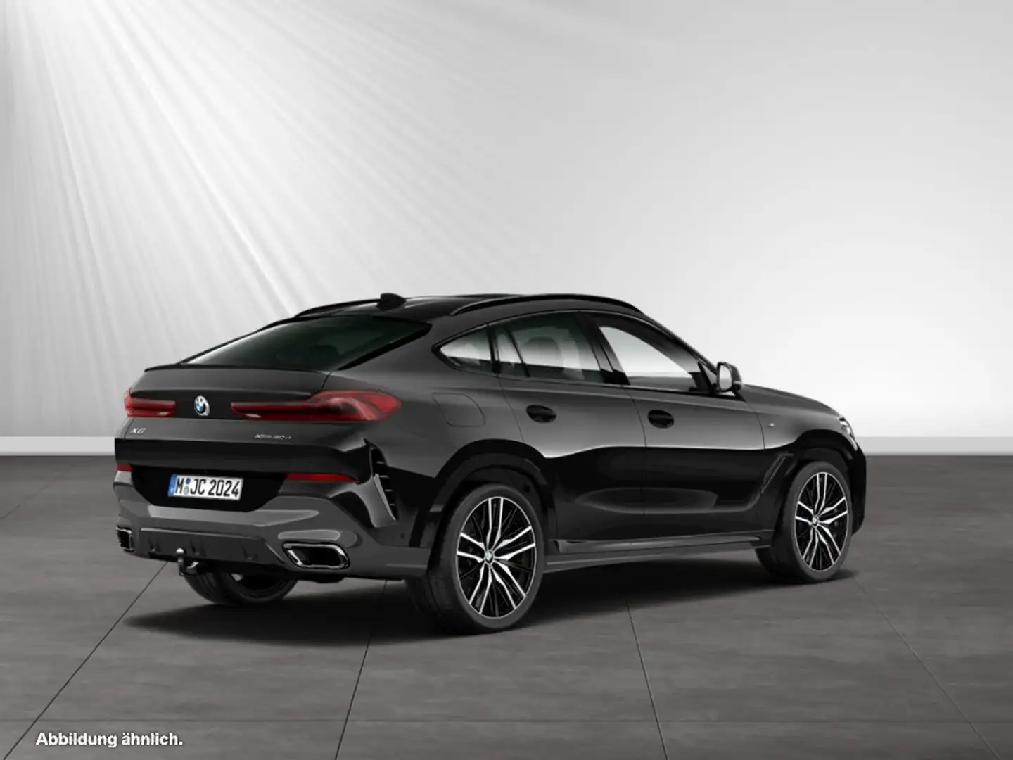 BMW X6 xDrive30d MSport AHK Pano PA+ LCProf Schwarz - 2